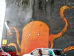 街角アート、バーミンガムの街角にアートな壁画が